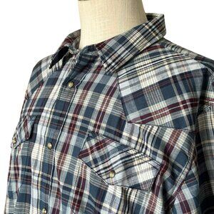 Gibson Trading Co Shirt - Size XXL - Plaid - Pearl Snap Pockets - Western - NWT
